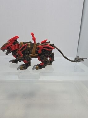 Zoids Liger Zero Empire Red Mechanical Tiger Figure 2002 Incomplete 9" (C5)